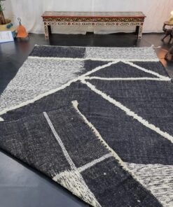 Black & White Geometric Rug