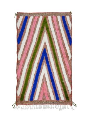 Blue And Pink Rug