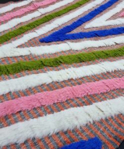 Blue And Pink Rug