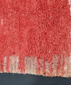 Faded Red Geometric Rug