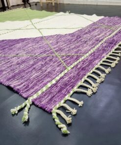 Green and Viola Purple Rug
