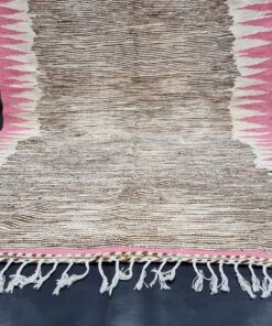 Brown Knotted Rug