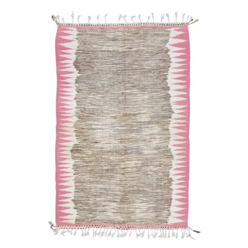 Brown Knotted Rug