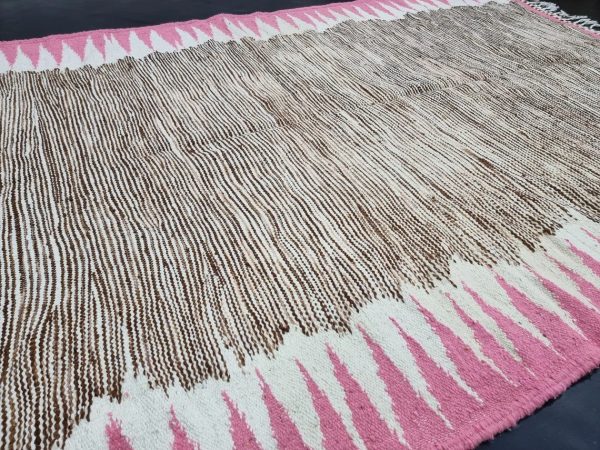 Brown Knotted Rug