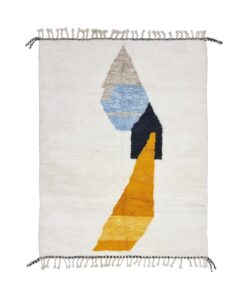 Yellow and Blue Rug