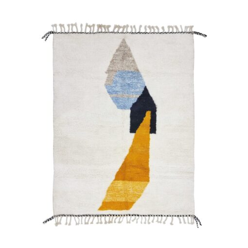 Yellow and Blue Rug