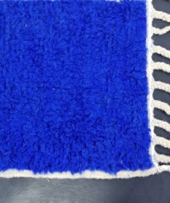 Royal Blue Abstract Rug