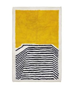 Black and Yellow Rug