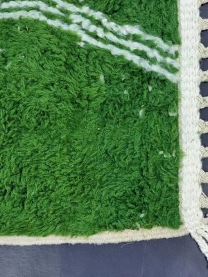 Grass Green & White Rug