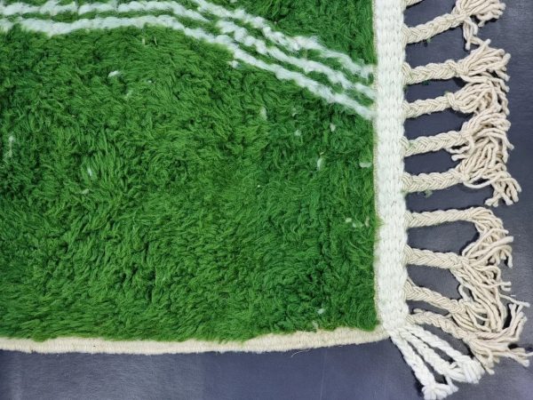 Grass Green & White Rug