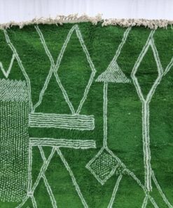 Grass Green & White Rug
