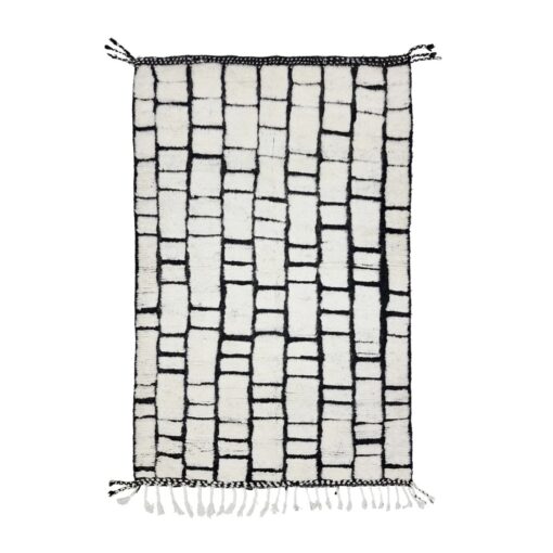 Checkered Black Rug
