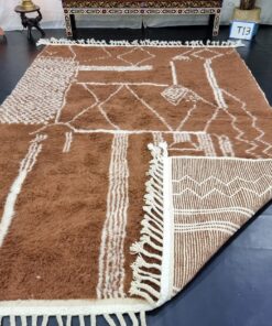 Brown Abstract Rug