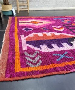 Purple Abstract Rug