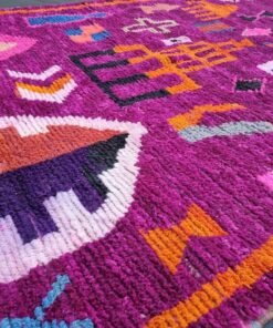 Purple Abstract Rug