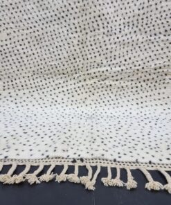 Black and White Wool Rug