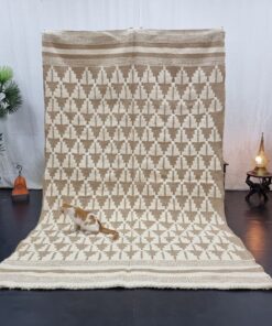 Beige & White Rug