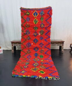 Red and Green Vintage Rug