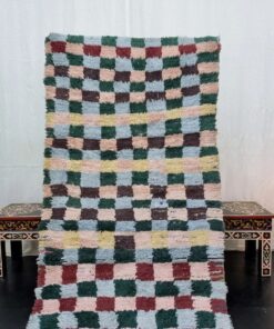 Green and Maroon Rug