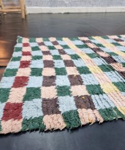 Green and Maroon Rug