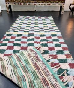 Green and Maroon Rug