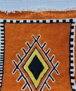 Orange and Black Rug