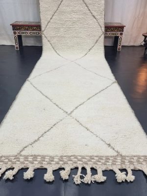 White and Beige Rug