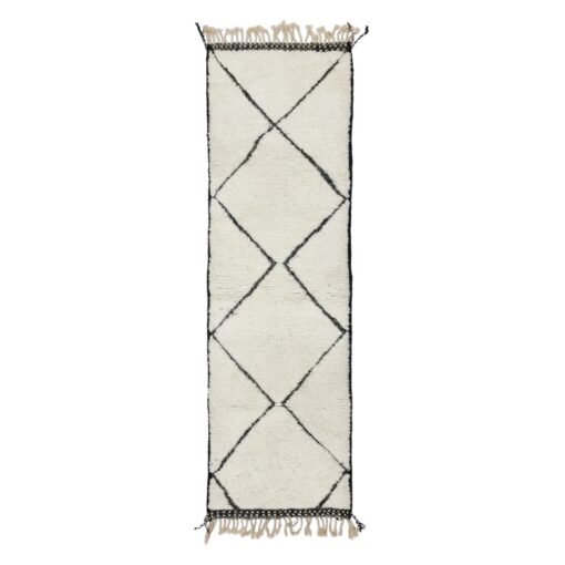 White And Black Rug