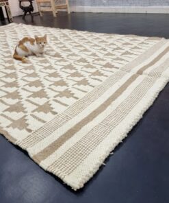 Beige & White Rug