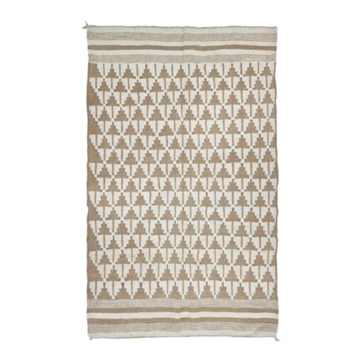 Beige & White Rug