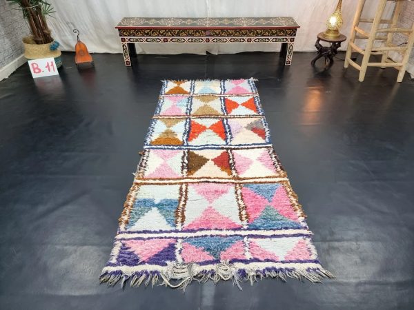Pink and Red Rug