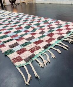 Green and Maroon Rug