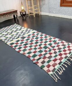 Green and Maroon Rug