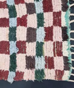 Green and Maroon Rug