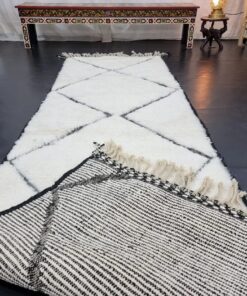 White And Black Rug