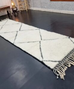 White And Black Rug