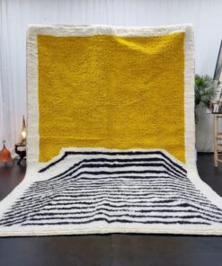 Black and Yellow Rug
