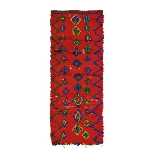 Red and Green Vintage Rug