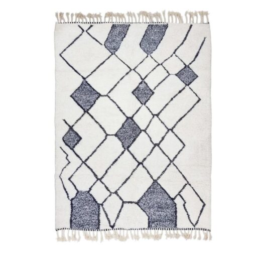 Black And White Rug