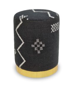 Black and White Pouf