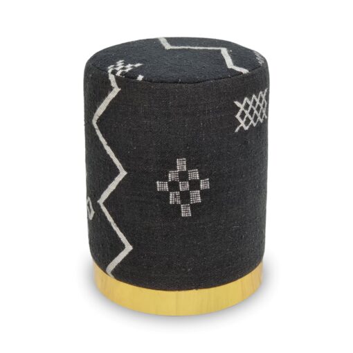 Black and White Pouf