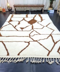 Brown Abstract Rug