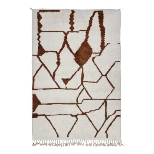 Brown Abstract Rug