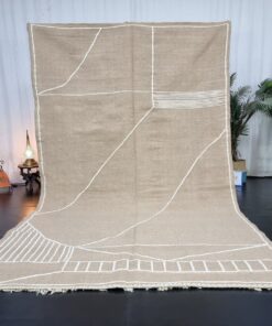 Handwoven Beige Rug