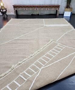 Handwoven Beige Rug