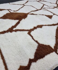 Brown Abstract Rug