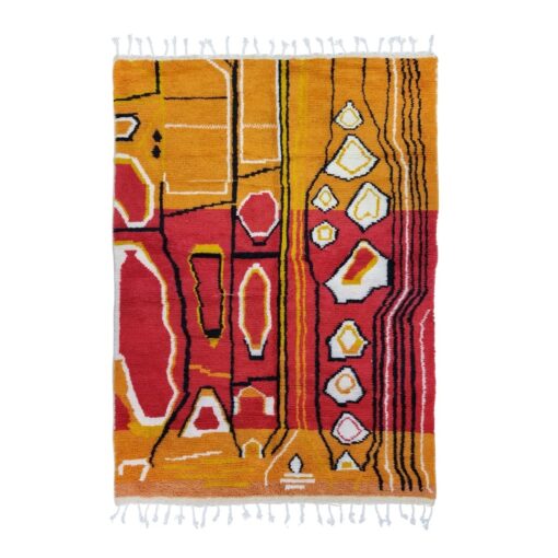 Orange And Red Rug