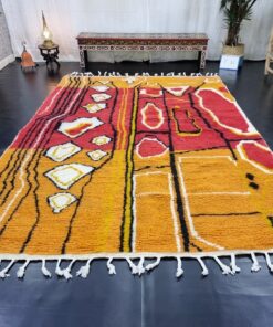 Orange And Red Rug