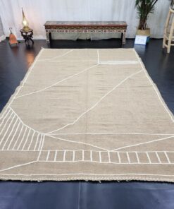 Handwoven Beige Rug