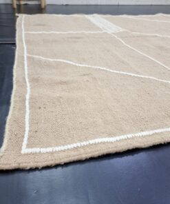 Handwoven Beige Rug